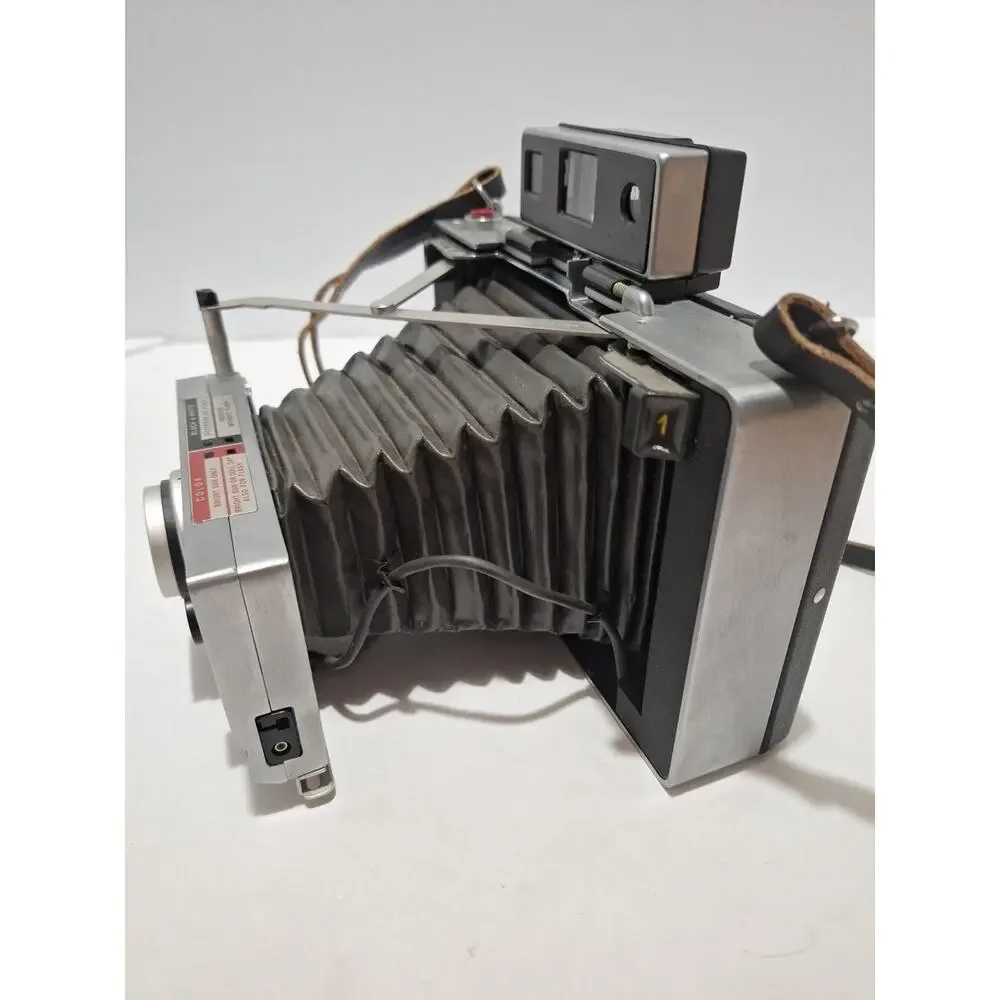 Polaroid Land Camera Automatic 100 Vintage Folding Camera – Works, Very Clean!